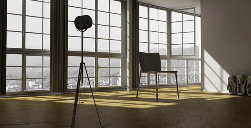 Kurs Cinema 4D - Ergebnisse aus dem Cinema 4D-Kurs - Innenraumvisualisierung mit GI - Ergebnis aus dem Einf�hrungskurs Architekturvisualisierung mit Cinema 4D 