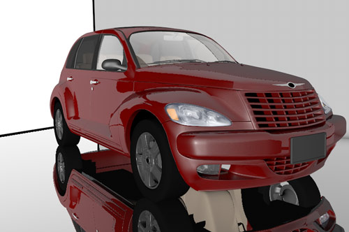 Studiolicht mit C4D - Ergebnisse aus dem Cinema 4D-Kurs - Studioausleuchtung - Ergebnis aus dem Einf�hrungskurs Architekturvisualisierung mit Cinema 4D 